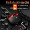 TRIGGR Apex S2 2025, Dual Pairing, 60H Battery, Preset EQ, Quad Mic ENC, Rubber Finish Bluetooth (Black Inferno, True Wireless)