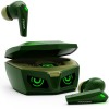 TRIGGR Kraken X1 Plus with Dual Pairing, Battery Display, Quad ENC, 70H Battery, v5.3 Bluetooth (Jungle Green, True Wireless)