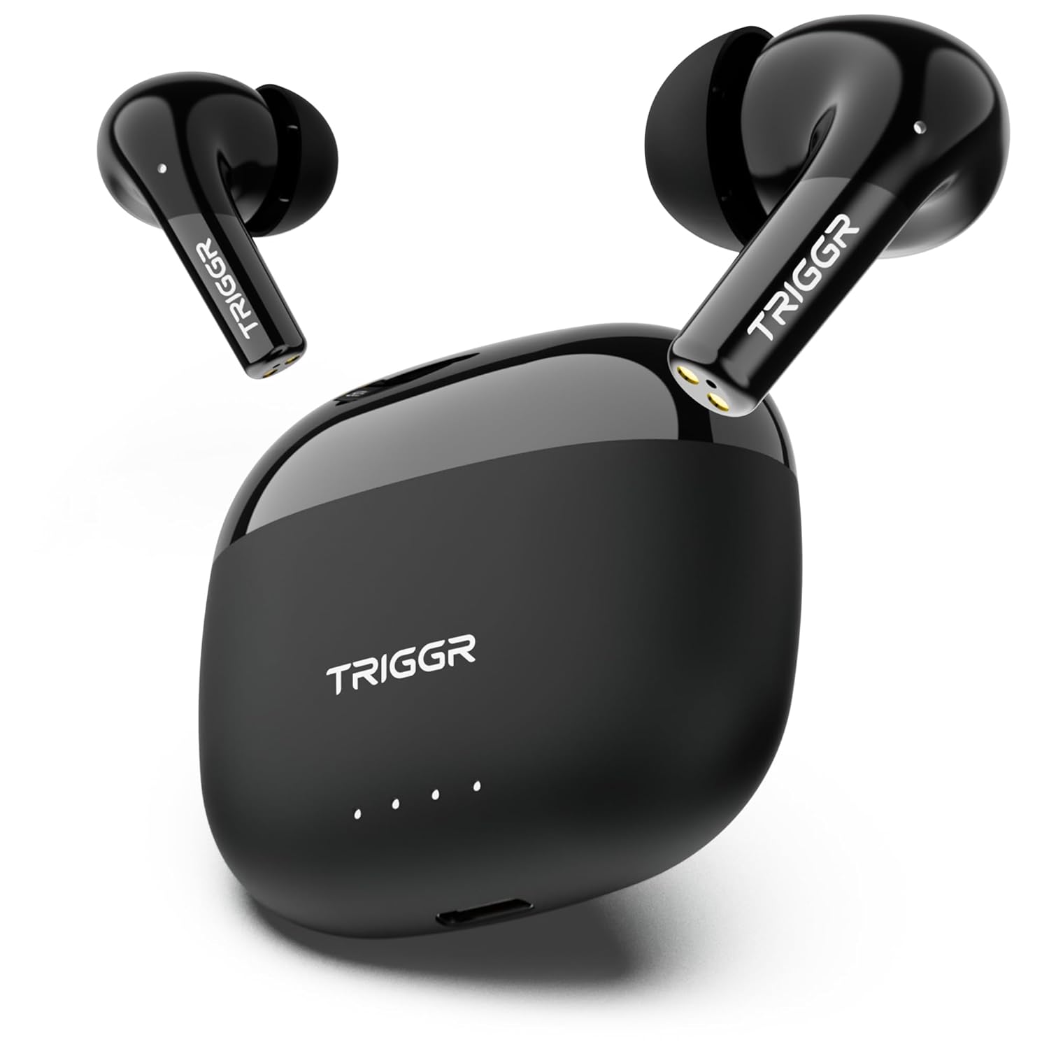 TRIGGR Opus with Latest BT v6.0, Dual Pairing, Chrome Lid, Rubber