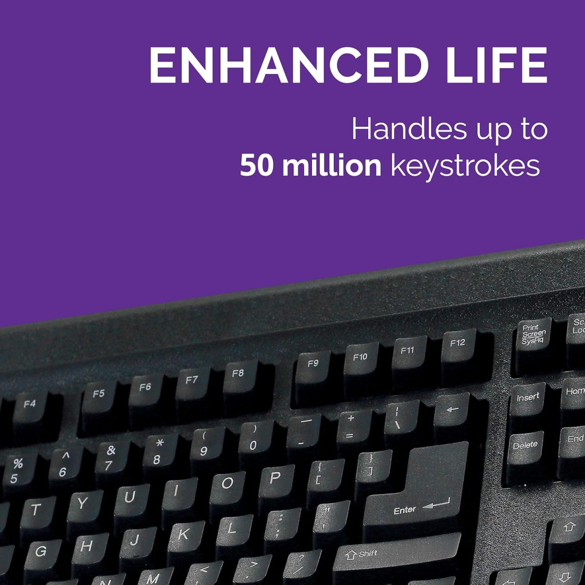 TVS ELECTRONICS Gold Prime Mechanical Wired Keyboard | Dustproof Key switches | Guaranteed 50 Million keystrokes