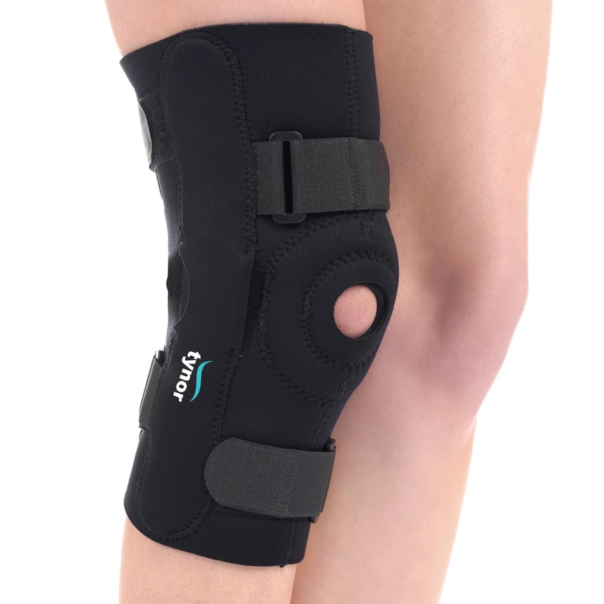 TYNOR Knee Wrap Hinged (Neo), Black, Medium, 1 Unit