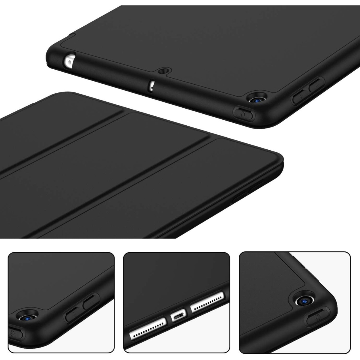 Tablet Case Cover for Apple iPad 10.9 inch (10th Gen) [Auto Sleep/Wake Cover] [Pencil Holder] [Trifold Stand]