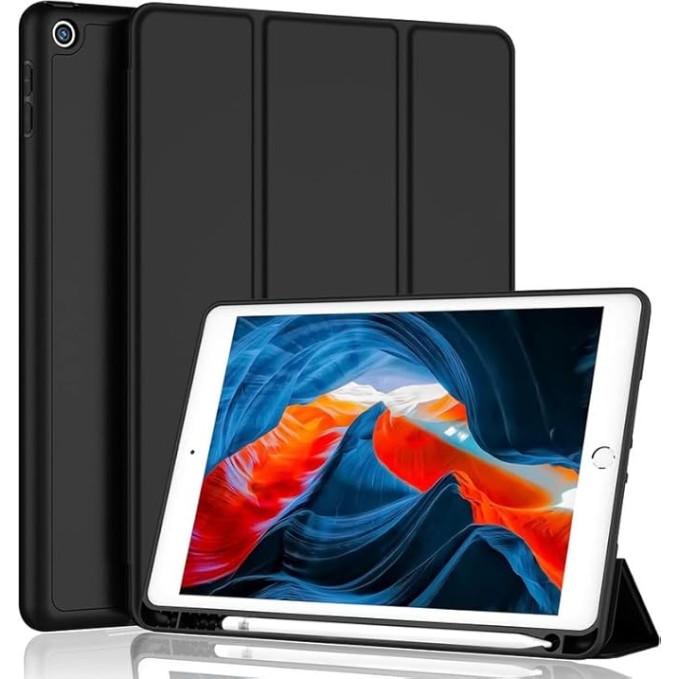 Tablet Case Cover for Apple iPad 10.9 inch (10th Gen) [Auto Sleep/Wake Cover] [Pencil Holder] [Trifold Stand]