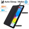 Tablet Case Cover for Apple iPad Mini 7.9 inch (1st,2nd,3rd,4th,5th Gen) [Auto Sleep/Wake Cover] [Trifold Stand] - Black