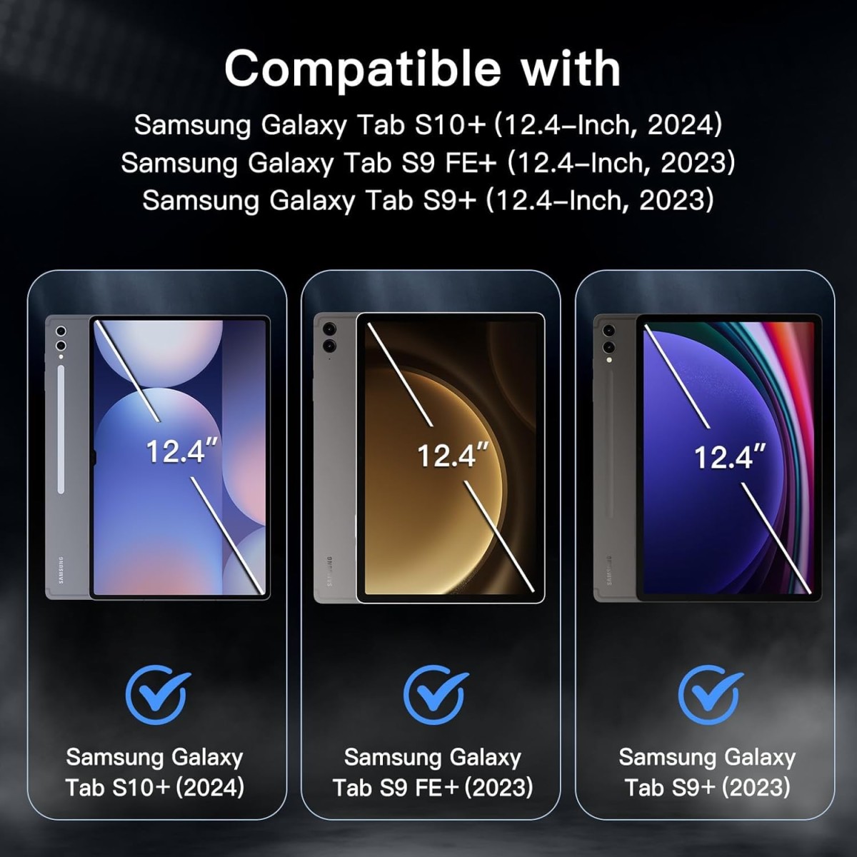 Tablet Case Cover for Samsung Galaxy Tab S6 10.4 inch [Auto Sleep/Wake Cover] [Trifold Stand] - Blue