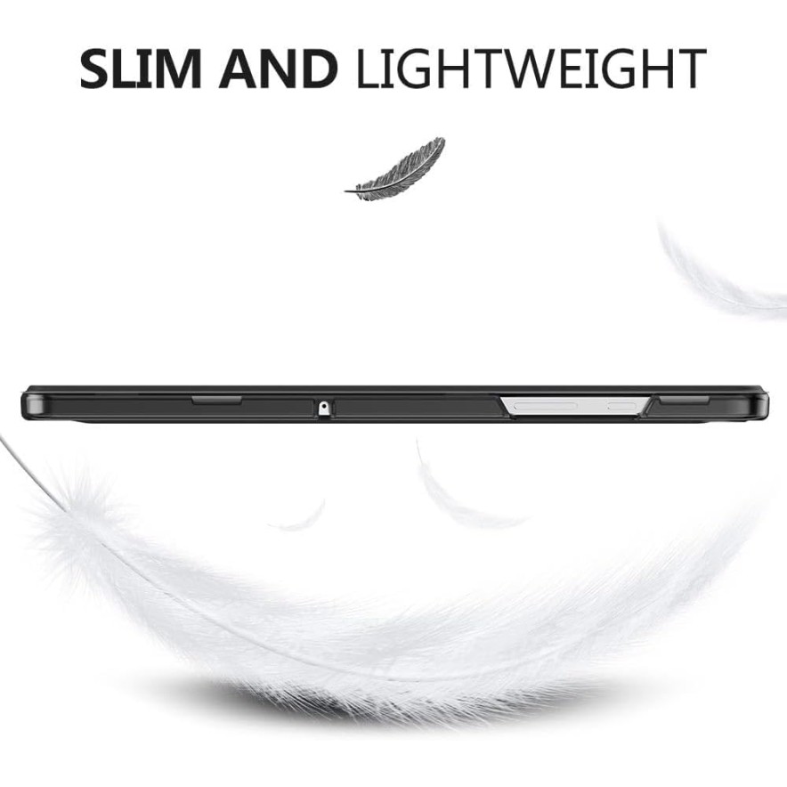 Tablet Case Cover for Samsung Galaxy Tab S9 FE 11 inch [Auto Sleep/Wake Cover] [Trifold Stand] - Black