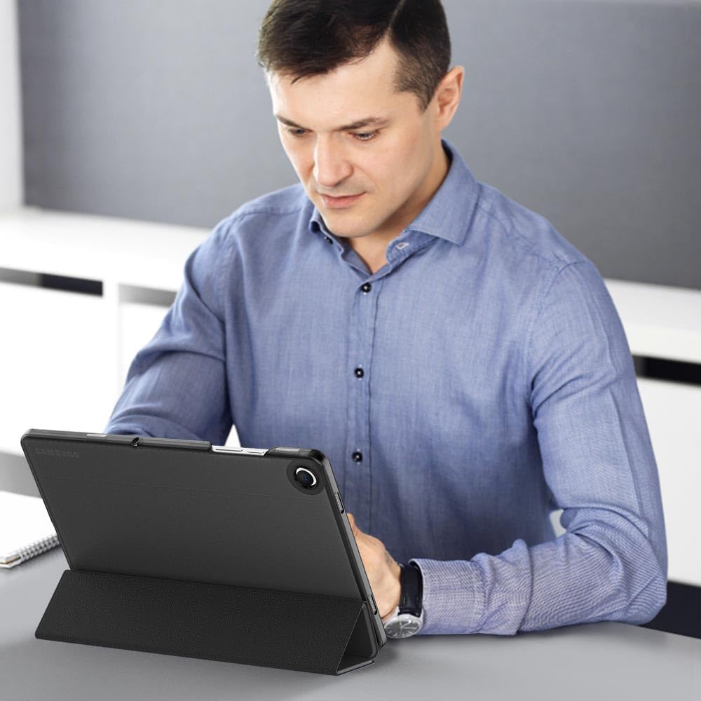 Tablet Case Cover for Samsung Galaxy Tab S9 FE 11 inch [Auto Sleep/Wake Cover] [Trifold Stand] - Black