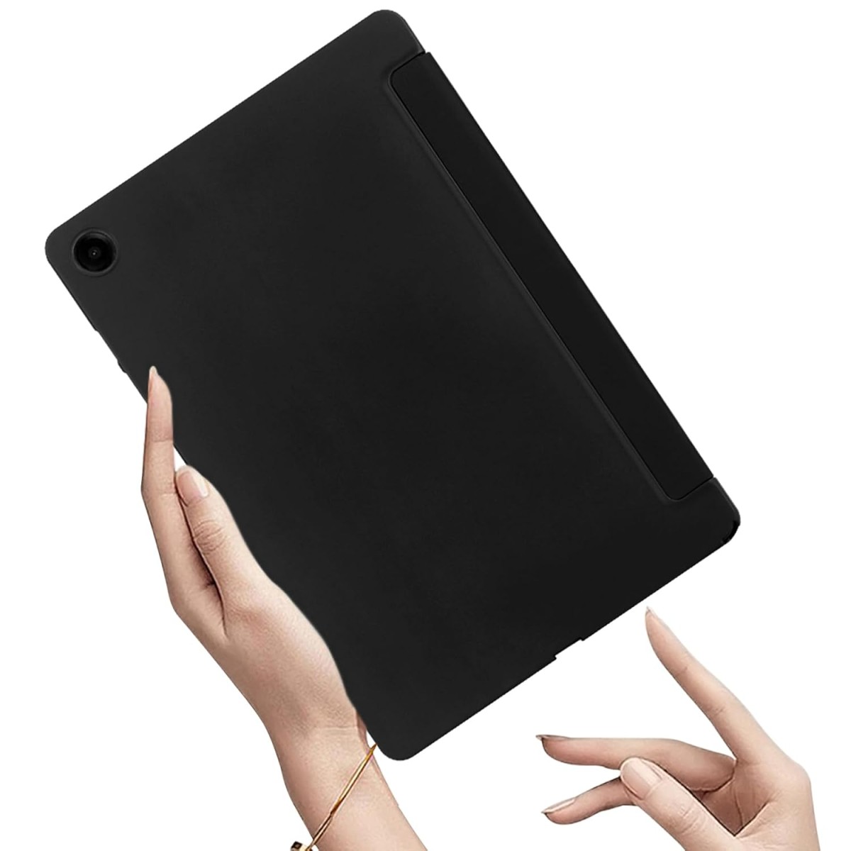 Tablet Case Cover for Samsung Galaxy Tab S9 FE 11 inch [Auto Sleep/Wake Cover] [Trifold Stand] - Black