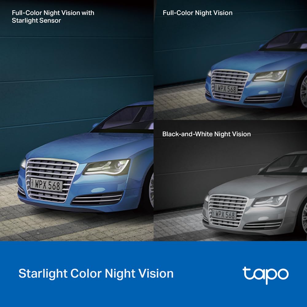 Tapo TP-Link 2K 3MP 1296P Outdoor Pan/Tilt Security Wi-Fi Camera, IP65 Weatherproof, Motion Detection, 360 C510W