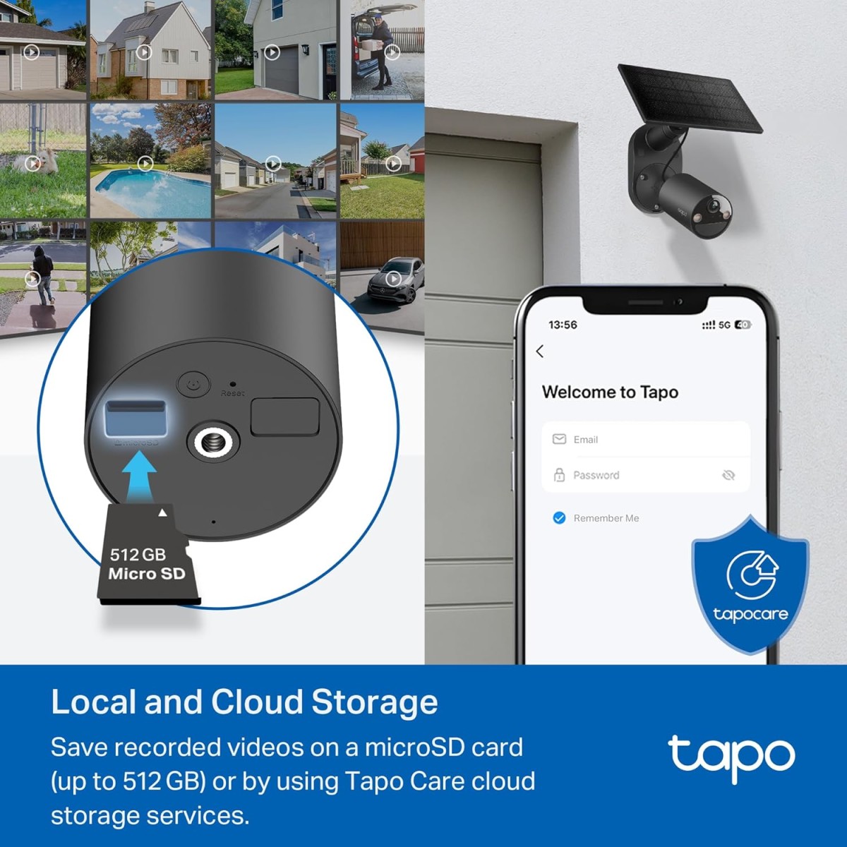 Tapo TP-Link 2K 3MP 1296P Outdoor Pan/Tilt Security Wi-Fi Camera, IP65 Weatherproof, Motion Detection, 360 C510W