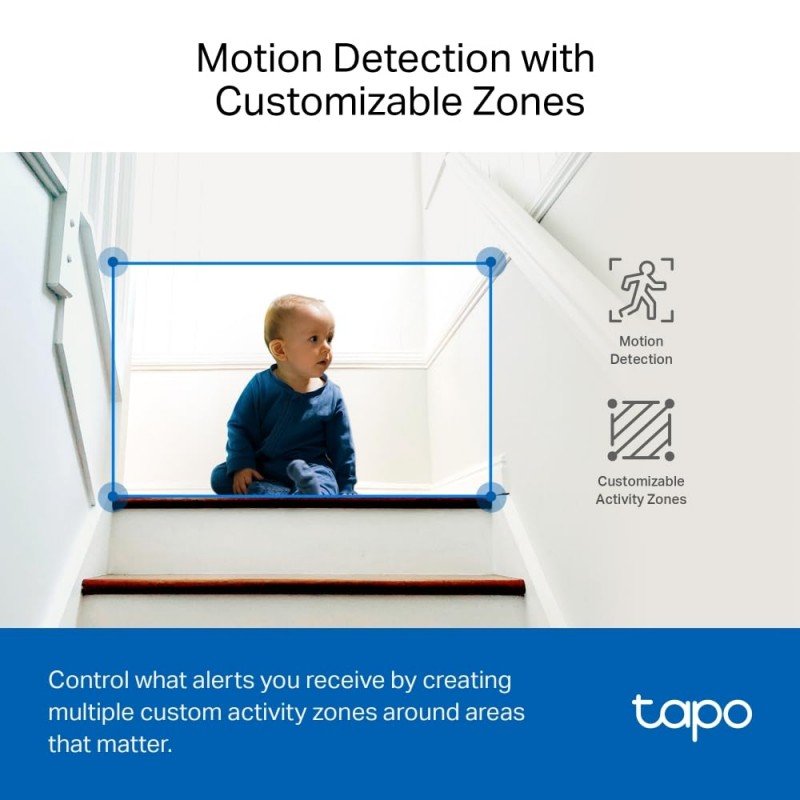 Tapo TP-Link C200 360° 2MP 1080p Full HD Pan/Tilt Home Security Wi-Fi Smart Camera| Alexa Enabled| 2-Way Audio| Night Vision| Motion Detection| Sound and Light Alarm| Indoor CCTV White- Tapo TP-Link C200 360° 2MP 1080p Full HD Pan/Tilt Home Security Wi-Fi Smart Camera| Alexa Enabled| 2-Way Audio| Night Vision| Motion Detection| Sound and Light Alarm| Indoor CCTV White-