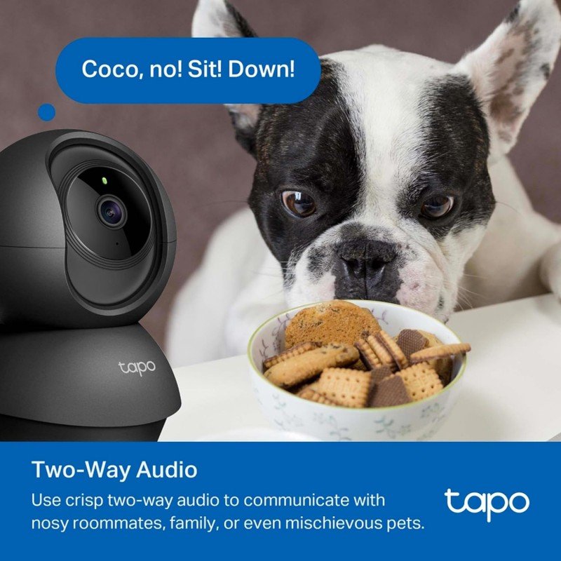 Tapo TP-Link C200 360° 2MP 1080p Full HD Pan/Tilt Home Security Wi-Fi Smart Camera| Alexa Enabled| 2-Way Audio| Night Vision| Motion Detection| Sound and Light Alarm| Indoor CCTV White- Tapo TP-Link C200 360° 2MP 1080p Full HD Pan/Tilt Home Security Wi-Fi Smart Camera| Alexa Enabled| 2-Way Audio| Night Vision| Motion Detection| Sound and Light Alarm| Indoor CCTV White-