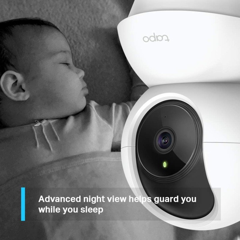 Tapo TP-Link C200 360° 2MP 1080p Full HD Pan/Tilt Home Security Wi-Fi Smart Camera| Alexa Enabled| 2-Way Audio| Night Vision| Motion Detection| Sound and Light Alarm| Indoor CCTV White- Tapo TP-Link C200 360° 2MP 1080p Full HD Pan/Tilt Home Security Wi-Fi Smart Camera| Alexa Enabled| 2-Way Audio| Night Vision| Motion Detection| Sound and Light Alarm| Indoor CCTV White-