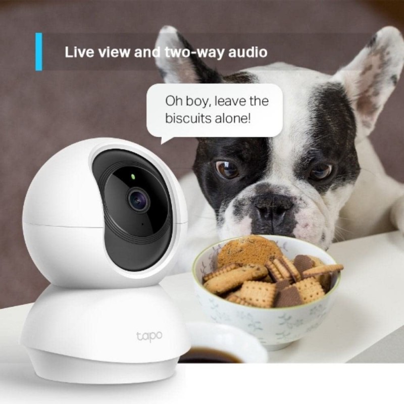 Tapo TP-Link C210P2 360° 3MP 2K 2304 Full HD 1296P Video Pan/Tilt Smart Wi-Fi Security Camera | Alexa Enabled | 2-Way Audio| Night Vision| Motion Detection | Indoor CCTV | Pack of 2,White Tapo TP-Link C210P2 360° 3MP 2K 2304 Full HD 1296P Video Pan/Tilt Smart Wi-Fi Security Camera | Alexa Enabled | 2-Way Audio| Night Vision| Motion Detection | Indoor CCTV | Pack of 2,White