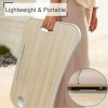 Tarkan Stud Foldable Wooden Finish Mini Desk for Couch, Sofa Bed, Study Tray Table Stand for Writing (Beige) SD_TKAP1_LAPTABLE_STUD_BEIGE