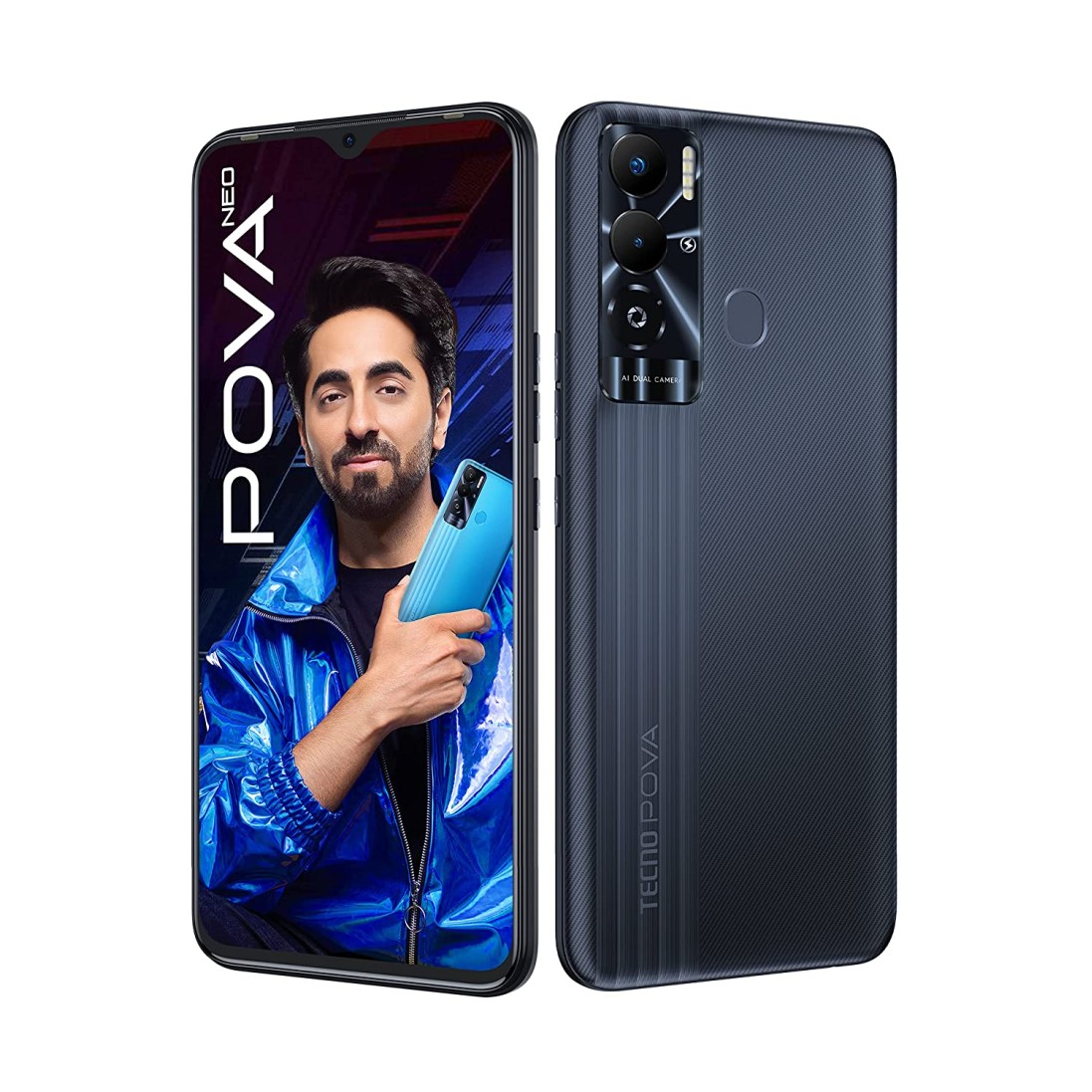 Tecno POVA Neo (Obsidian Black, 6GB RAM, 128GB Storage) refurbished
