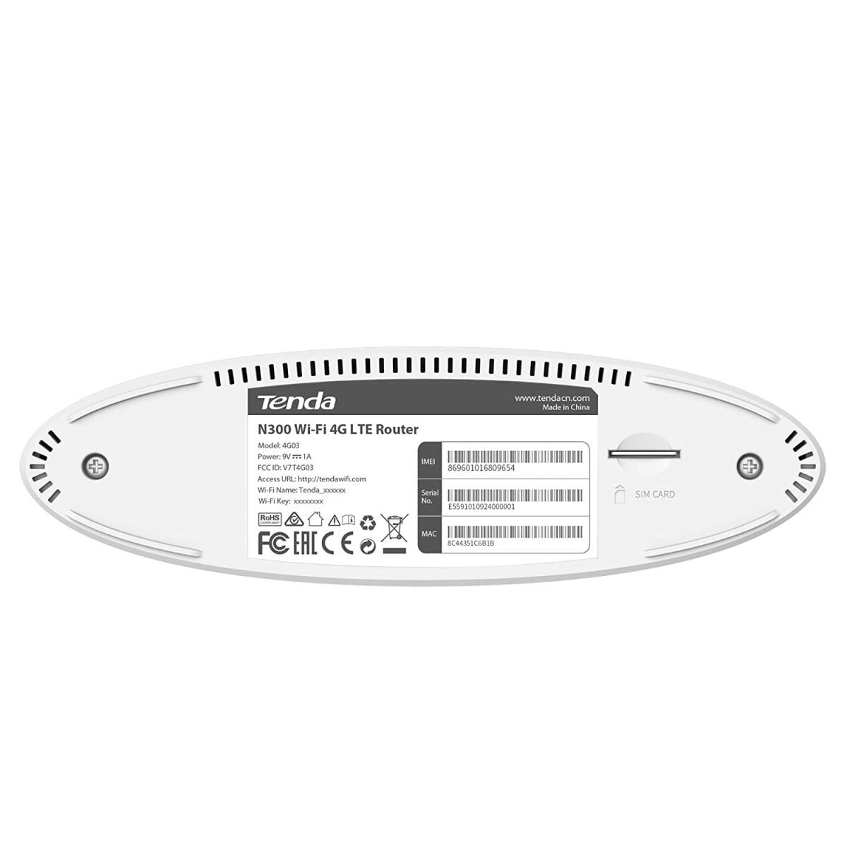 Tenda 4G03 4G LTE Wi-Fi Router