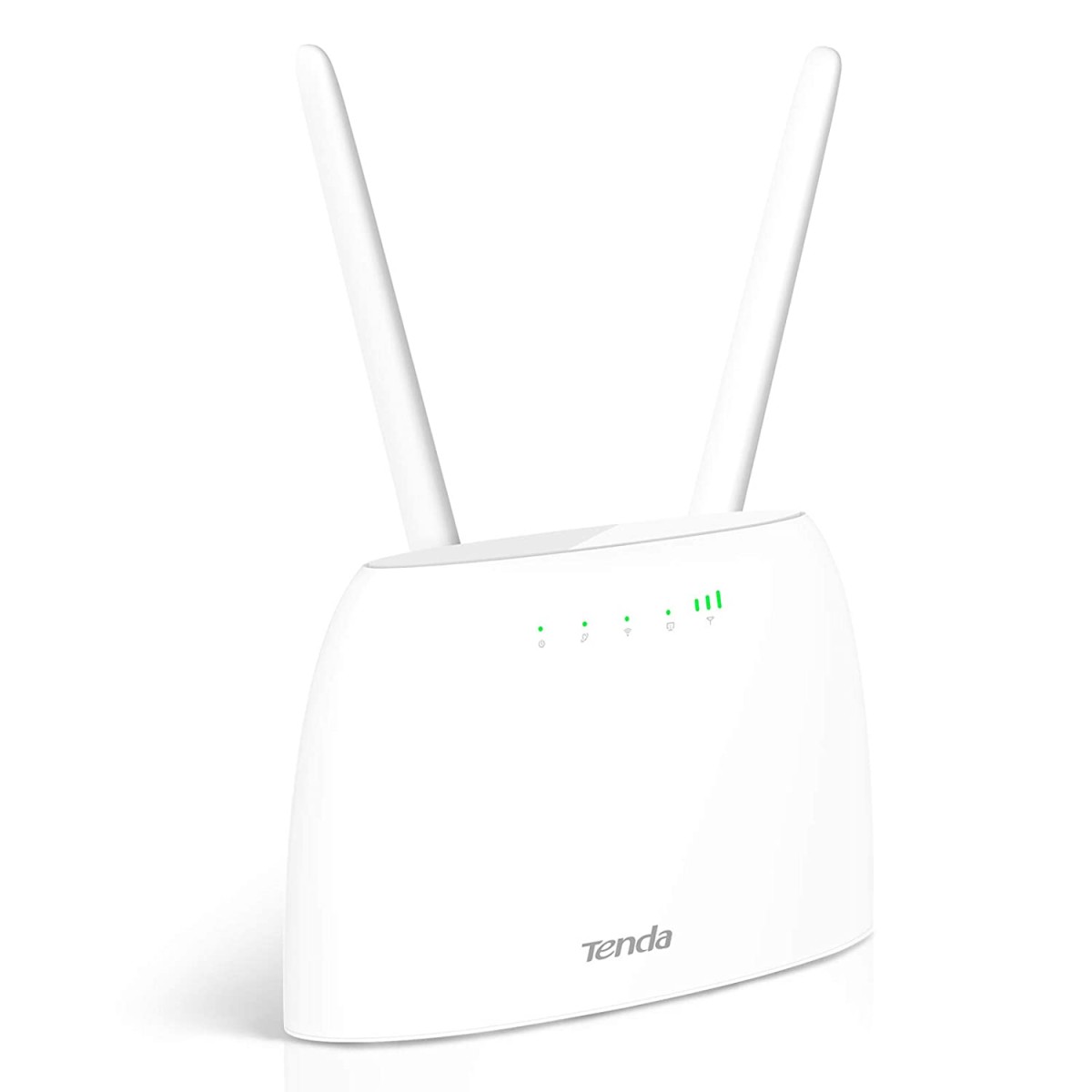 Tenda 4G06 3G/4G Volte N300 Wi-Fi Router, 2 Removable Antennas, Data Traffic Monitoring Connects Up to 32 Devices