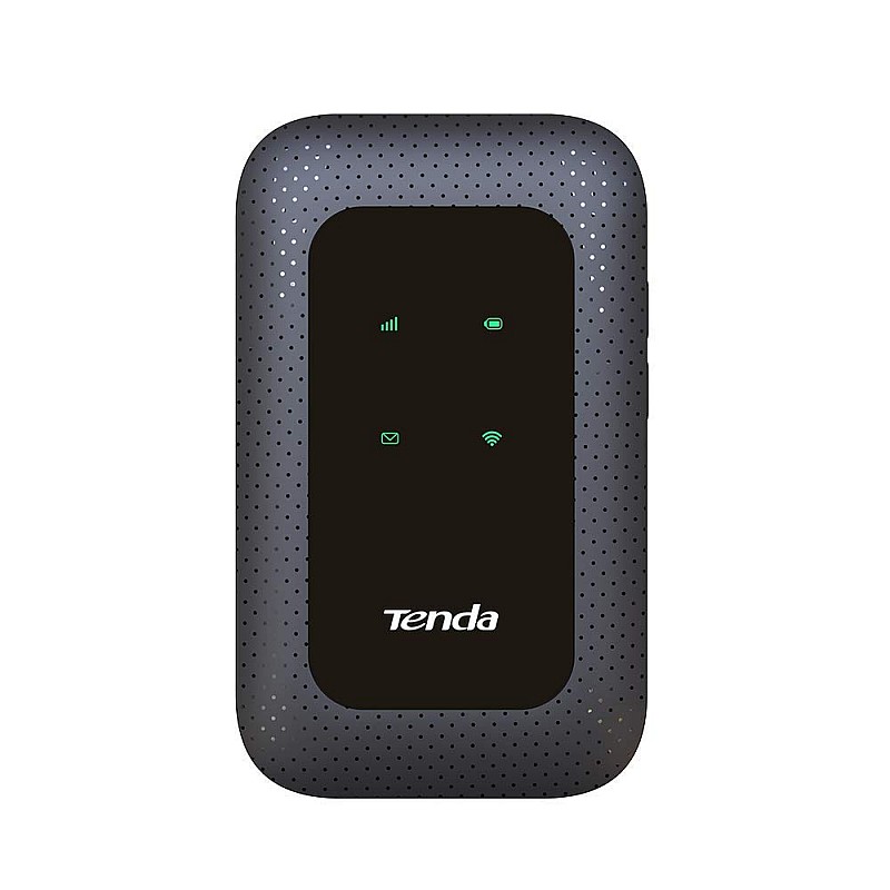 Tenda 4G180 3G/4G LTE Advanced 150Mbps Pocket Mobile Wi-Fi Hotspot Device Black Single Band 150 megabits per Second Black