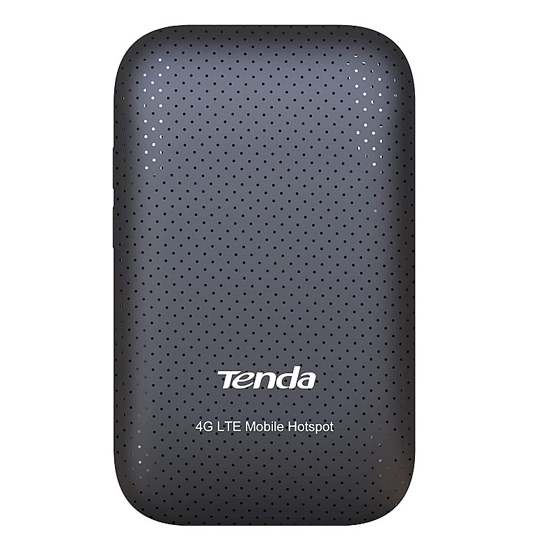 Tenda 4G185 3G-4G Mobile Hotspot 4G LTE 150Mbps MiFi Device 4G Router Support USB Interface Charging 2100 mAh Battery Black