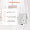 Tenda te A18 AC1200 Gigabit WiFi Range Extender/Repeater/Booster/Hotspot with 100 Mbps LAN Port, Dual Band 2.4GHz 300Mbps+5GHz 867Mbps, Hide SSID, WPS Function, Encryption Mode Tenda te A18 AC1200 Gigabit WiFi Range Extender/Repeater/Booster/Hotspot with 100 Mbps LAN Port, Dual Band 2.4GHz 300Mbps+5GHz 867Mbps, Hide SSID, WPS Function, Encryption Mode