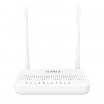 Tenda HG6 N300 Wi-Fi GPON ONT Router 4 LAN Ports 2X6dBi High Gain Antennas IPv6 Supported Single Band White