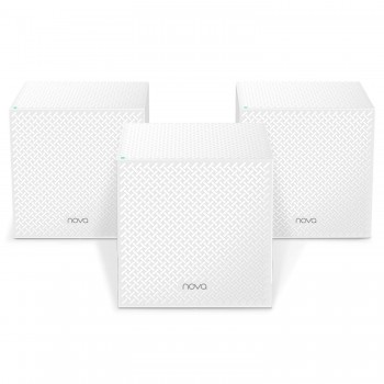 Tenda MW12 AC2100 Tri-Band Whole Home Mesh Wi-Fi System, 3 Gigabit Ports, 6000sq² Wi-Fi Coverage, Easy Set Up, Work with Amazon Alexa, Router and Wi-Fi Booster Replacement (Pack of 3)