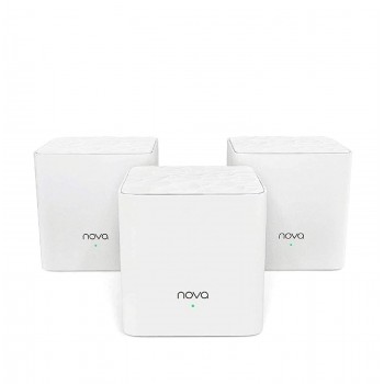 Tenda Nova MW3 Whole Home Wi-Fi Mesh Router System with Coverage Plug and Play White -Pack of 3