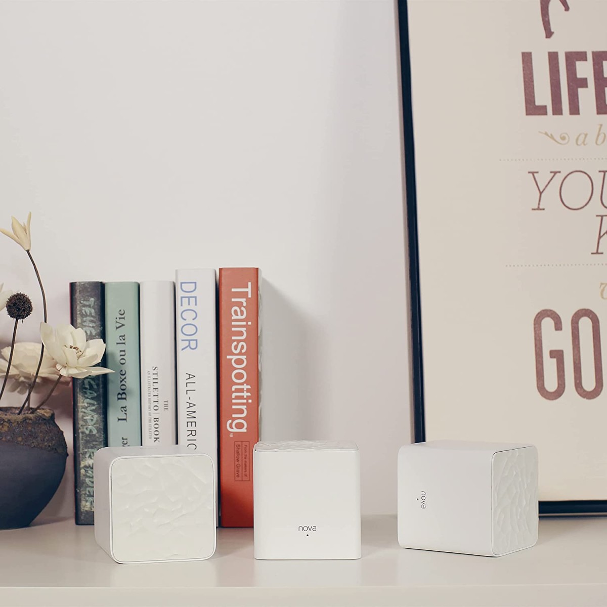 Tenda Nova MW3 Whole Home Wi-Fi Mesh Router System with Coverage Plug and Play White -Pack of 3