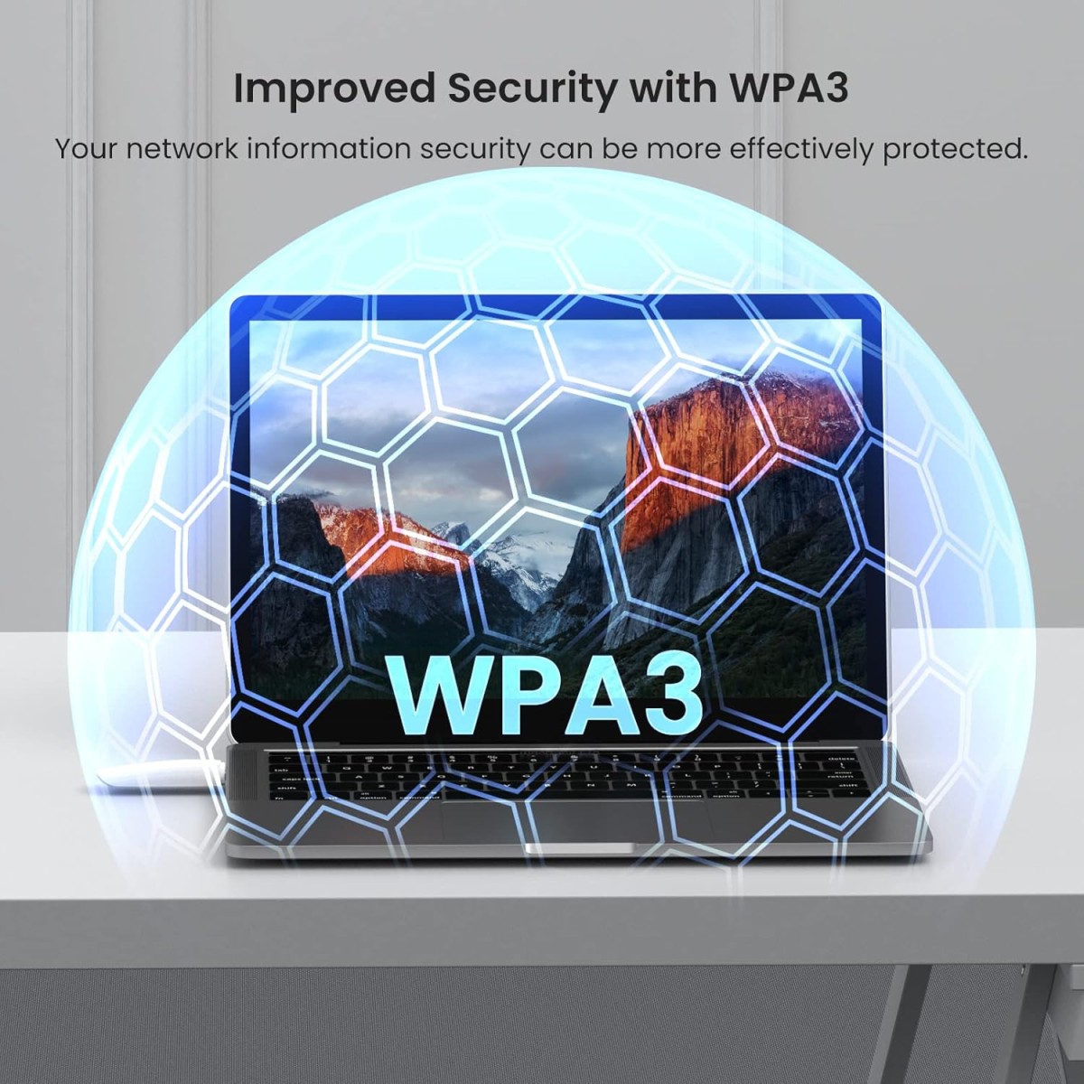 Tenda W311MI-V6 AX300 Wi-Fi 6 Wireless Nano USB Adapter (Black)