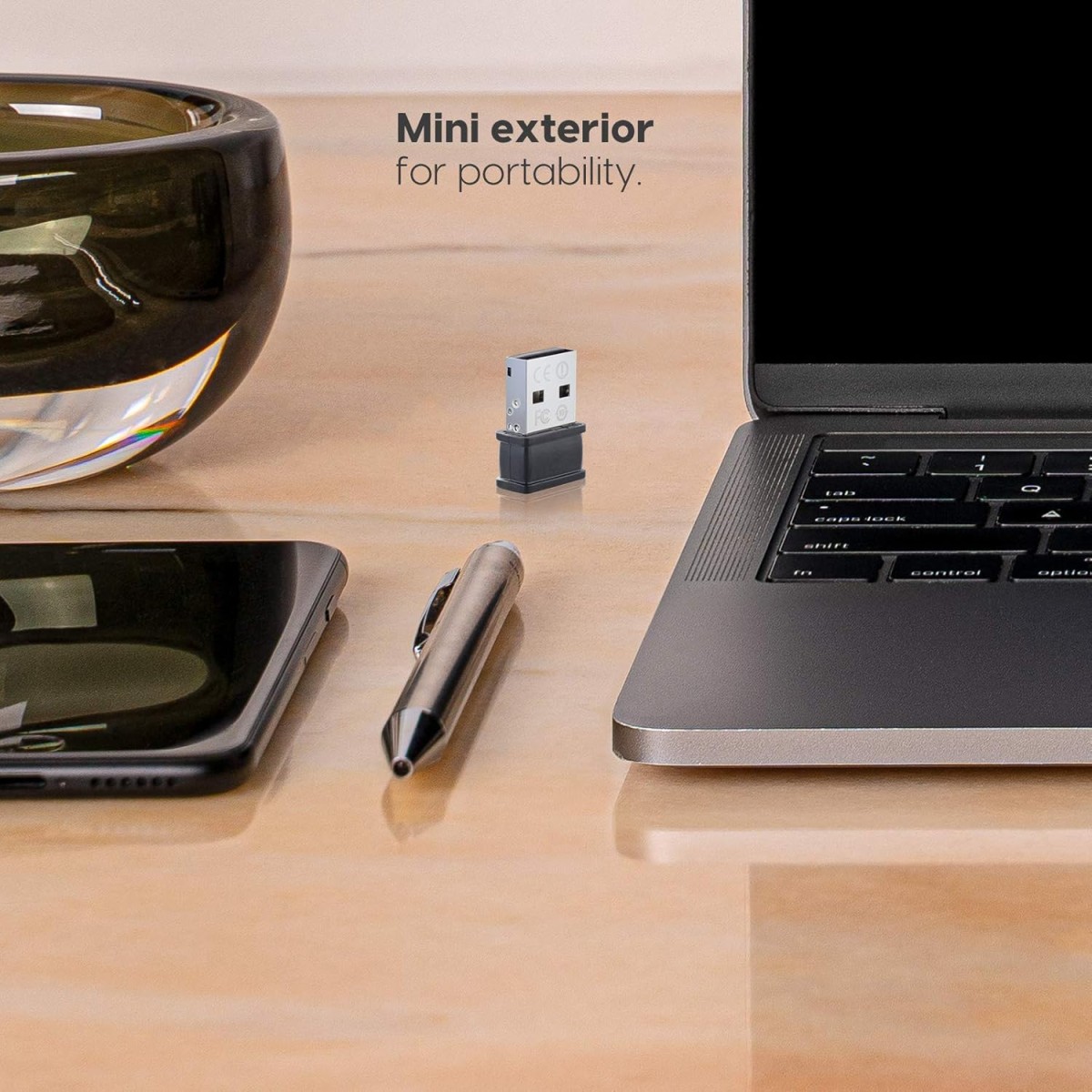 Tenda W311MI-V6 AX300 Wi-Fi 6 Wireless Nano USB Adapter (Black)