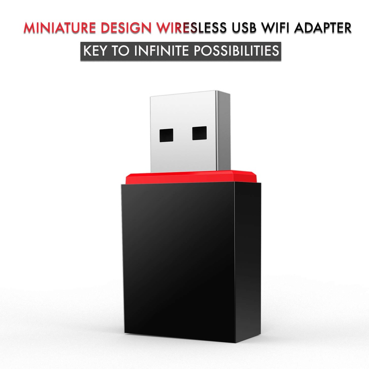 Tenda W311MI-V6 AX300 Wi-Fi 6 Wireless Nano USB Adapter (Black)