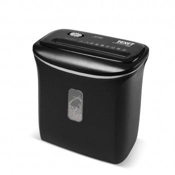 Texet CC612EX Paper and Card Shredder | Crosscut Shredder | Auto Start & Stop Functions | cuts 6 Sheets at a time | 12L Waste bin | for Home and Office Usage | Shreds Credit and Debit Cards