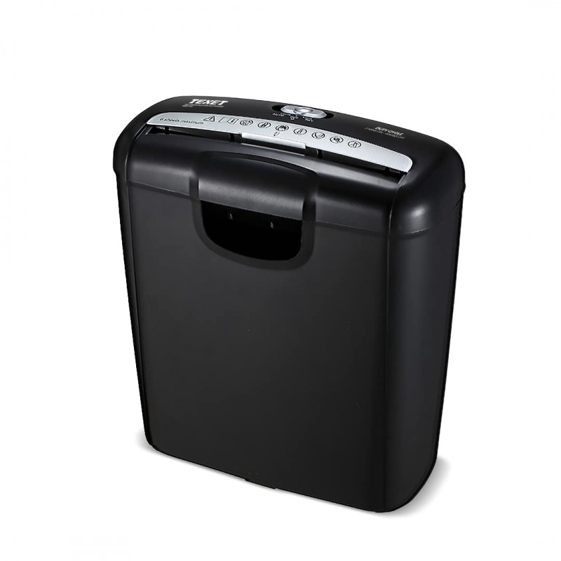 Texet CC612EX Paper and Card Shredder | Crosscut Shredder | Auto Start & Stop Functions | cuts 6 Sheets at a time | 12L Waste bin | for Home and Office Usage | Shreds Credit and Debit Cards Texet CC612EX Paper and Card Shredder | Crosscut Shredder | Auto Start & Stop Functions | cuts 6 Sheets at a time | 12L Waste bin | for Home and Office Usage | Shreds Credit and Debit Cards