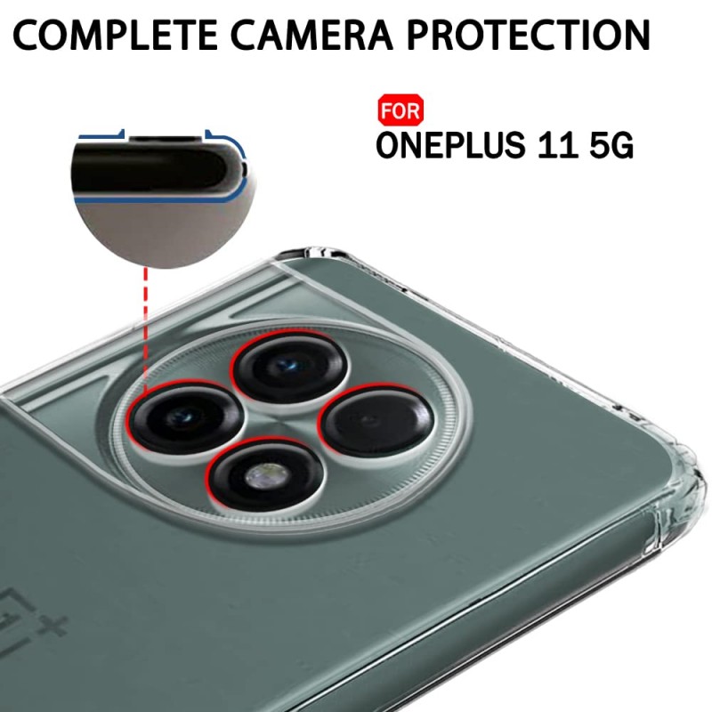 Oneplus original Back Cover Case for OnePlus 11 5G  (Transparent)