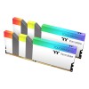 Thermaltake TOUGHRAM RGB White DDR4 4400MHz 16GB (8GB x 2) 16.8 Million Color RGB Alexa/Razer Chroma/5V Motherboard Syncable RGB Memory R022D408GX2-4400C19A