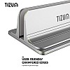 Tizum Vertical Laptop Stand for Desk with Adjustable Dock Width, 