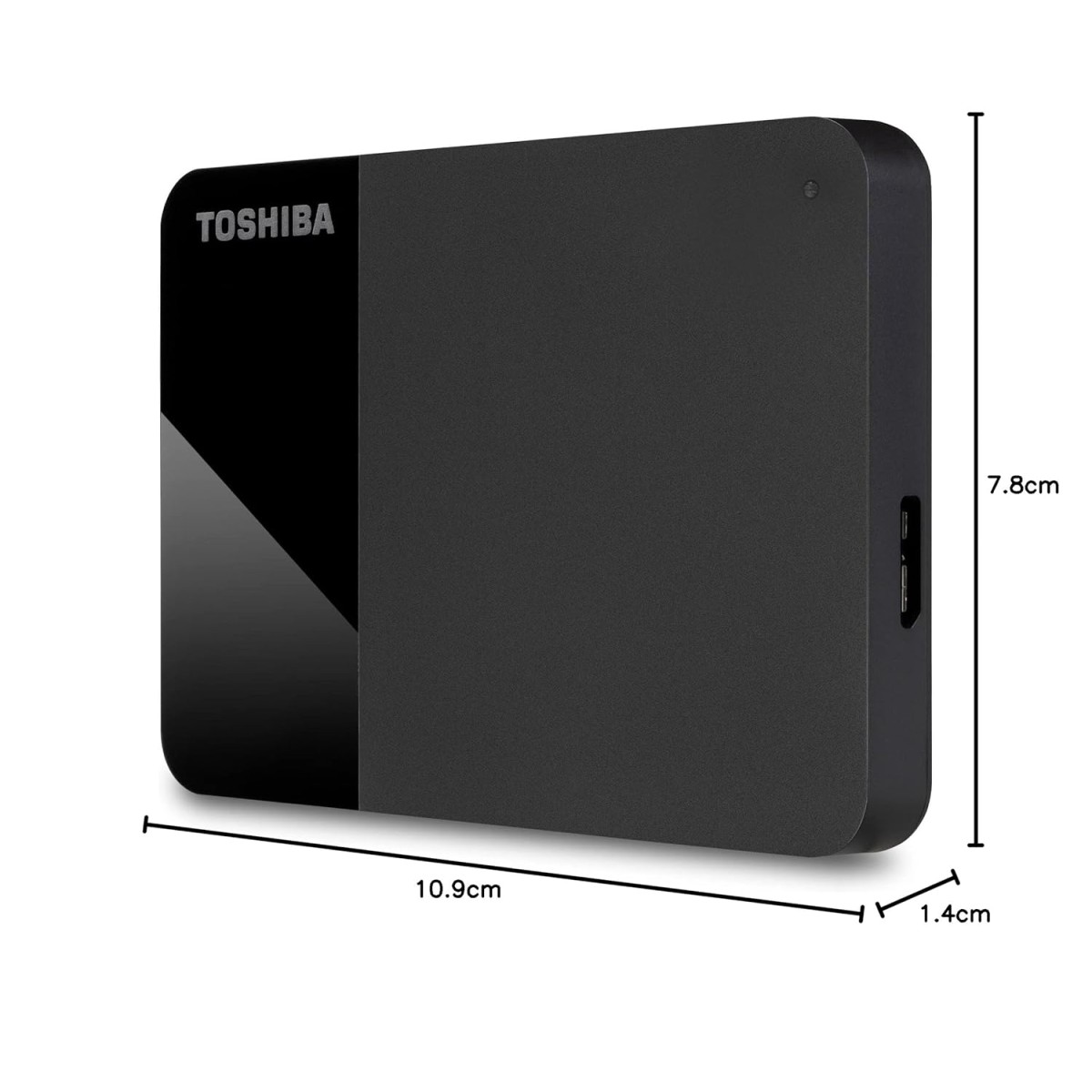 Toshiba Canvio Partner 1TB Portable 2.5" External HDD, USB 3.2 Gen 1, Mac and Windows Compatible, USB Powered