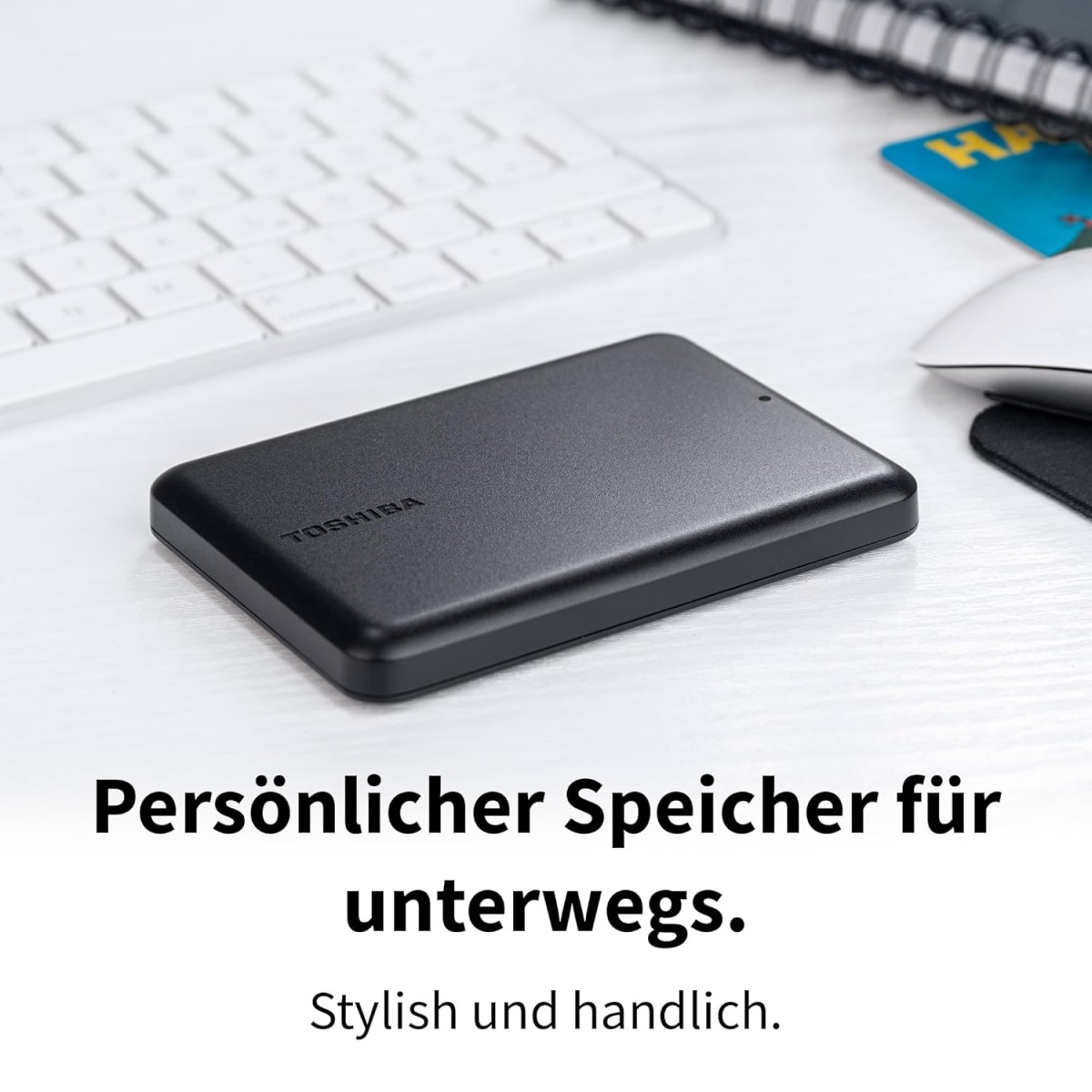 Toshiba Canvio Partner 1TB Portable 2.5" External HDD, USB 3.2 Gen 1, Mac and Windows Compatible, USB Powered