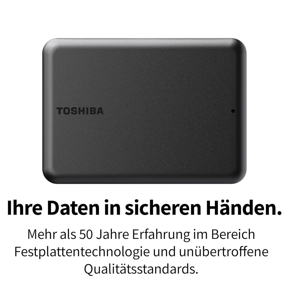 Toshiba Canvio Partner 1TB Portable 2.5" External HDD, USB 3.2 Gen 1, Mac and Windows Compatible, USB Powered