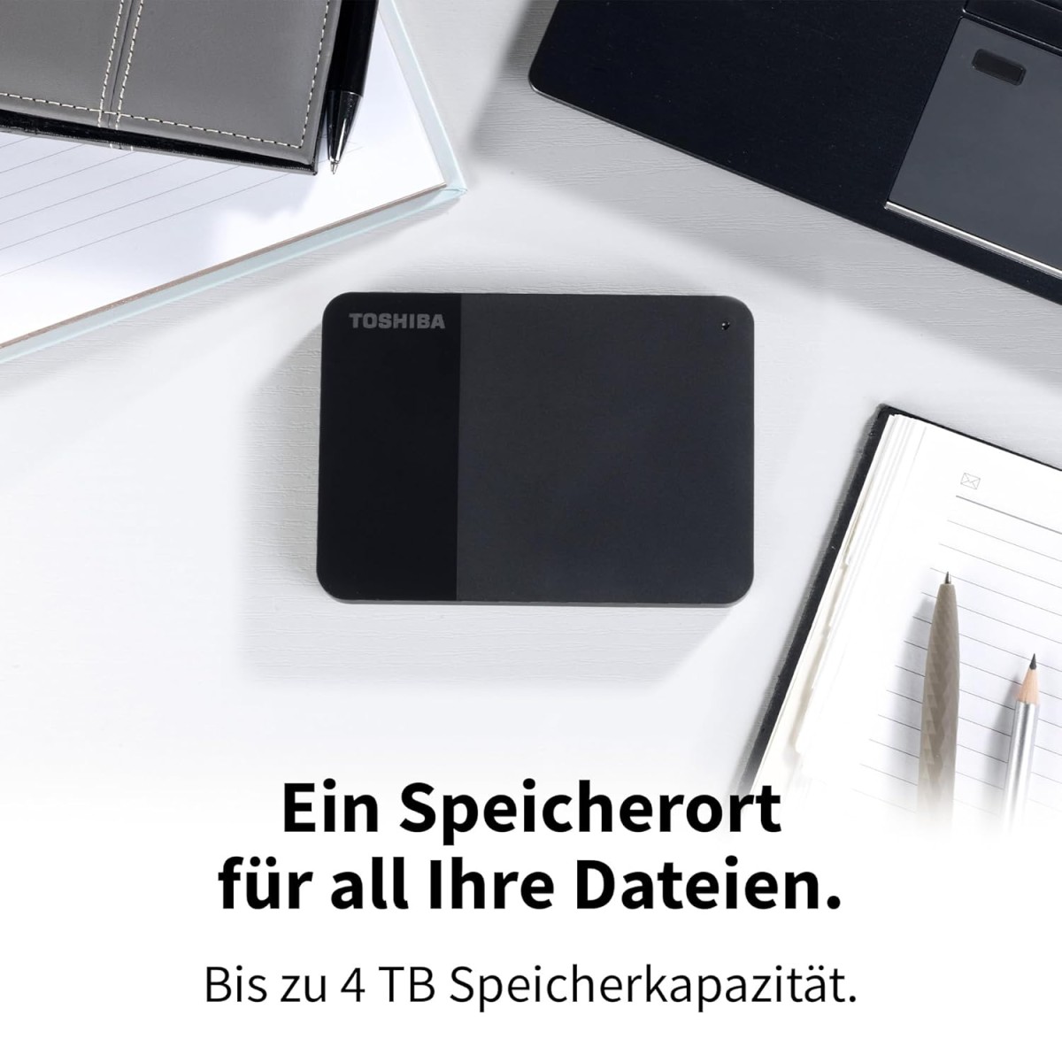 Toshiba Canvio Partner 1TB Portable 2.5" External HDD, USB 3.2 Gen 1, Mac and Windows Compatible, USB Powered