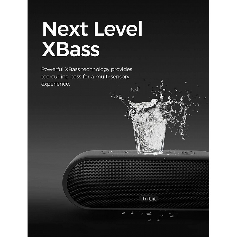 Tribit MaxSound Plus 24 Watt Wireless Bluetooth Portable Outdoor Speaker (black)