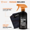 Tukzer 2-in-1 Professional Screen Cleaning Kit (500ML) for Camera, Lens, Binocular, Laptop, TV, Monitor, Smartphone, Tablet (Includes: Anti-Static Cleaning Liquid 500ml, Plush Microfiber Cloth)
