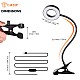 Tukzer 3.5 LED Selfie Ring Light Flexible Arm Desk Mount Clamp for Live Stream