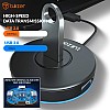 Tukzer 4-Port USB Hub 3.0 (TZ-U11) Superspeed Data Hub High Speed Compatible for All Laptops