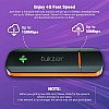 Tukzer 4G LTE Wireless USB Dongle Stick with up to 150Mbps Data Speed Black