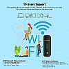 Tukzer 4G LTE Wireless USB Dongle Stick with up to 150Mbps Data Speed Black