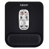 Tukzer Gel Mouse Pad Wrist Rest Memory-Foam Ergonomic Mousepad| Cushion Wrist Support & Pain Relief (Black) 