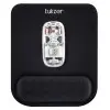 Tukzer Gel Mouse Pad Wrist Rest Memory-Foam Ergonomic Mousepad| Cushion Wrist Support & Pain Relief (Black) 