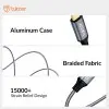 Tukzer High Speed USB Type C to USB B 2.0 Printer Cable Cord| Nylon Braided Fiber Jacket, Gold Plated Connectors| Compatible with MacBook (Black)